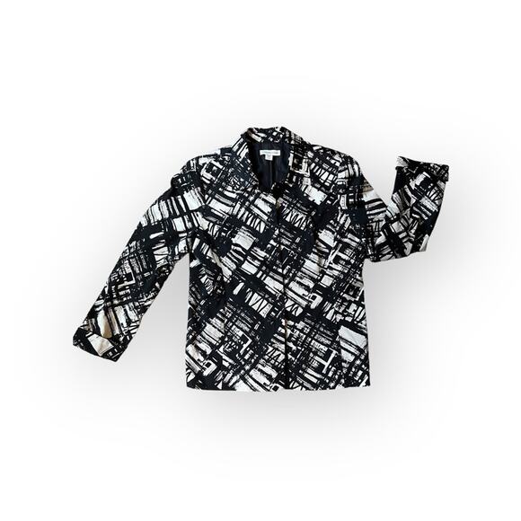 Excellent condition black and white coldwater creek blazer - Picture 1 of 6
